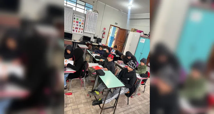 Confira a série de registros do amplo trabalho em sala de aula.