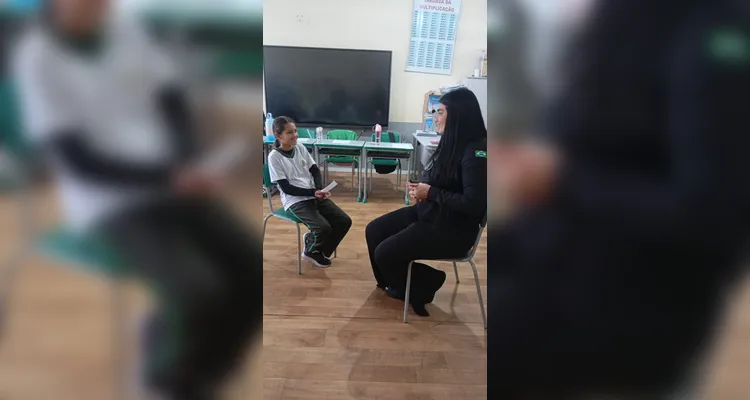 Confira os registros do trabalho em sala de aula.