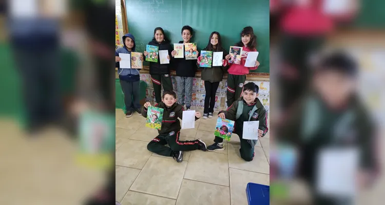 Confira os registros em sala de aula.