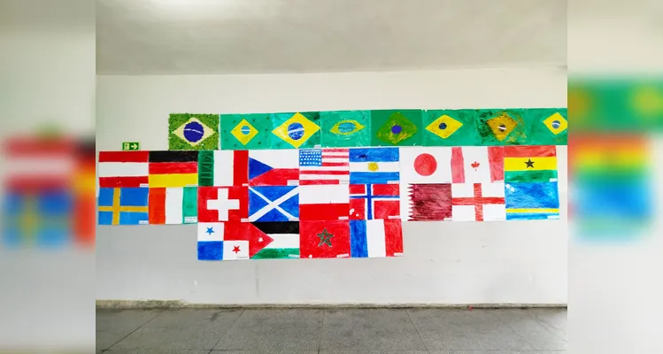 Confira a série de registros do trabalho em sala de aula.