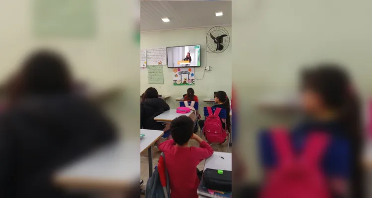 Confira os registros da dinâmica, da videoaula em sala e dos registros feitos pelos alunos em casa.