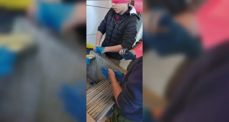 Confira os registros da dinâmica, da videoaula em sala e dos registros feitos pelos alunos em casa.