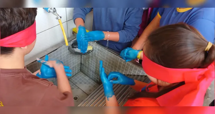 Confira os registros da dinâmica, da videoaula em sala e dos registros feitos pelos alunos em casa.