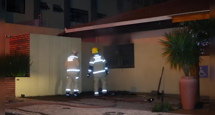 O princípio de incêndio foi controlado rapidamente pelas guarnições.