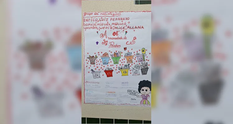 Confira os registros do trabalho em sala de aula.
