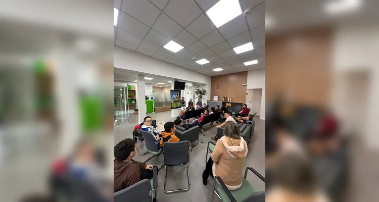 Confira os registros do trabalho no local.