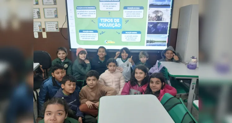 Confira os registros do trabalho em sala de aula.