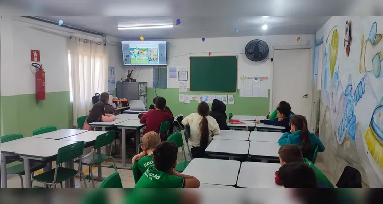 Confira os registros do trabalho em sala de aula.