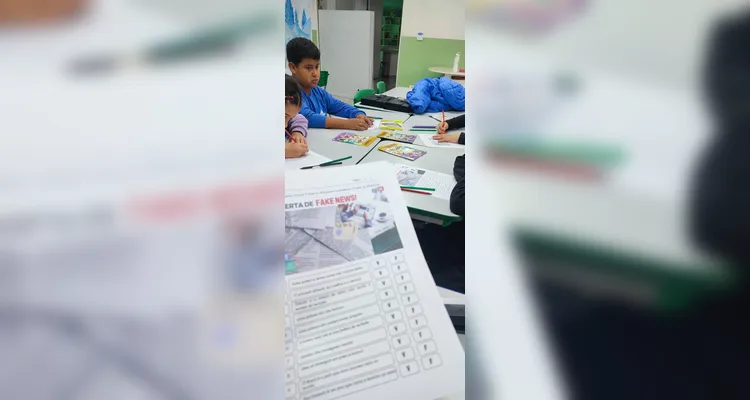 Confira os registros do trabalho em sala de aula.
