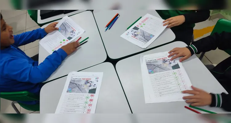 Confira os registros do trabalho em sala de aula.