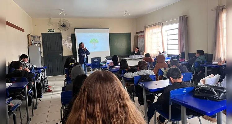 Confira os registros da proposta em sala de aula.