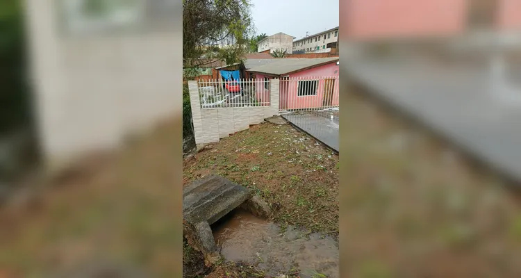 Chuvas Fortes causam estragos em bairros de Ponta Grossa