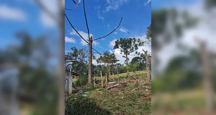 Tornado com ventos intensos atinge Reserva e causa destruição