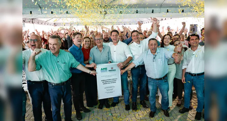 Inauguração do AME em União da Vitória.