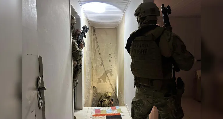 Polícia Civil prende 33 suspeitos e responsáveis por tentativa de roubo a banco