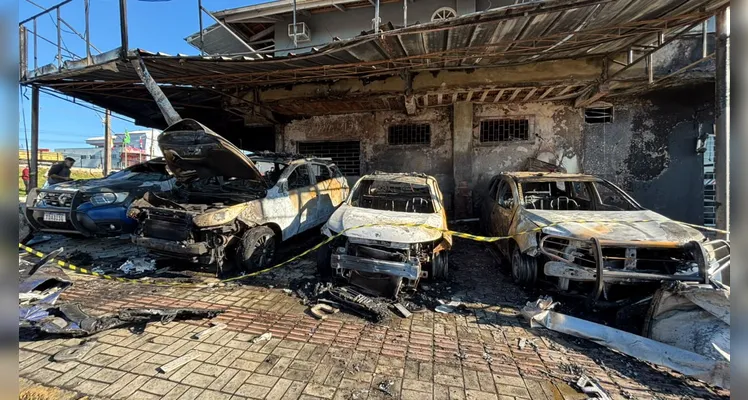 Incêndio criminoso atinge Secretaria de Segurança Pública de Araquari