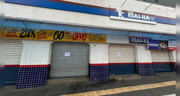 Casas Bahia fecha loja em Ponta Grossa e afeta 31 funcionários