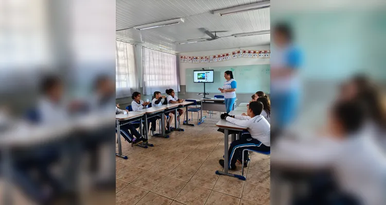Confira os registros do trabalho em sala.