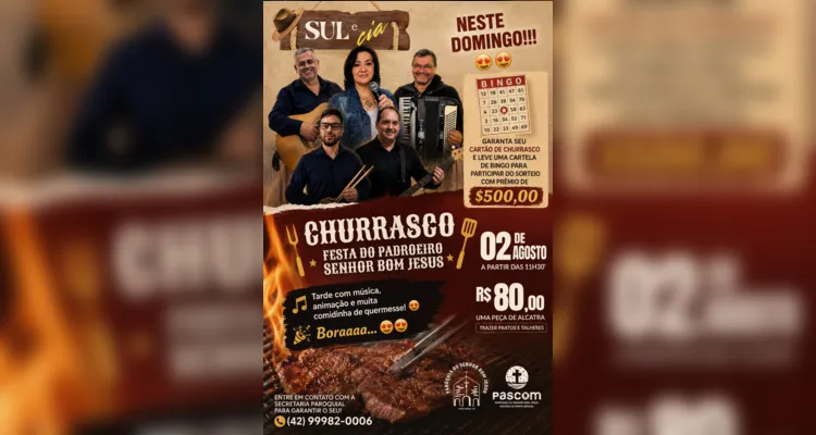 Paróquia Senhor Bom Jesus celebra 60 anos com missa e tarde festiva em PG