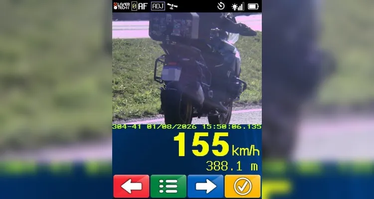 Confira todas as infrações registradas.