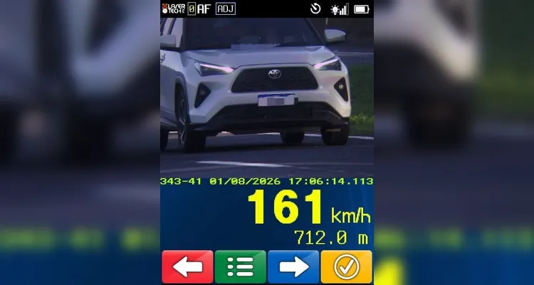 Confira todas as infrações registradas.