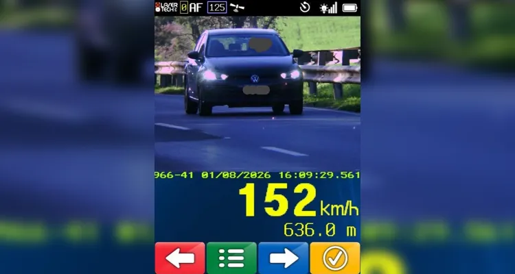 Confira todas as infrações registradas.