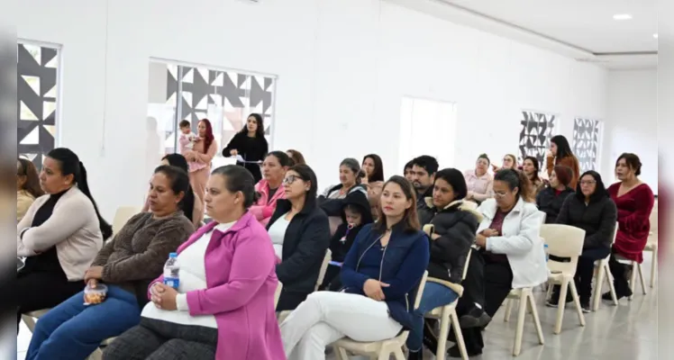 Palestra contou com a participação de mulheres do município