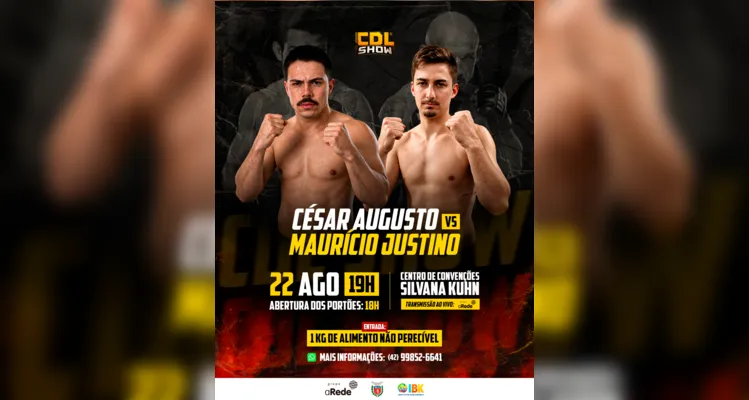 Com José Aldo, John Lineker e Rodrigo Elesbão, CDL Show agita Ponta Grossa