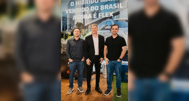 Eliandro Favretto, Guilherme Buhrer e Daniel Correia