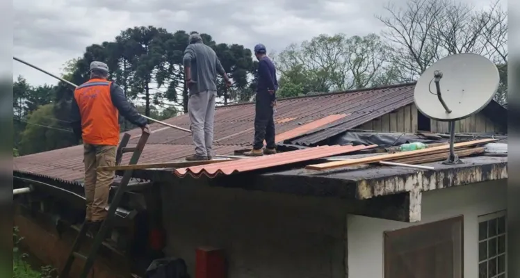 Chuvas afetaram 40 famílias em Palmeira