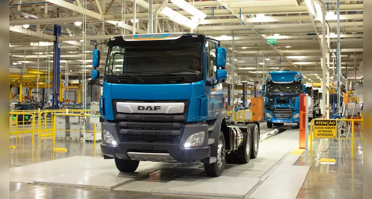 Imagens dos Caminhoes DAF CF lancados em marco de 2021 no Brasil