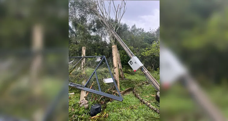 Tornado destrói casas e deixa cerca de 500 pessoas afetadas em Piraí do Sul