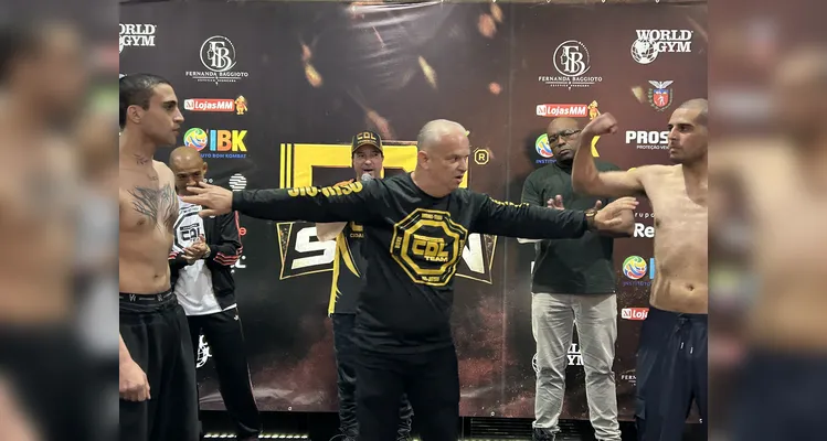 Pesagem e encaradas definem o card do CDL Show em PG; veja os horários das lutas