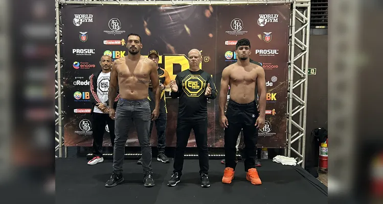 Pesagem e encaradas definem o card do CDL Show em PG; veja os horários das lutas