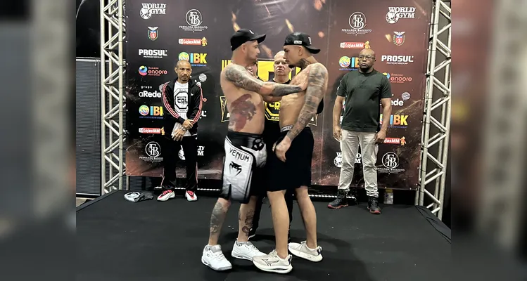 Pesagem e encaradas definem o card do CDL Show em PG; veja os horários das lutas