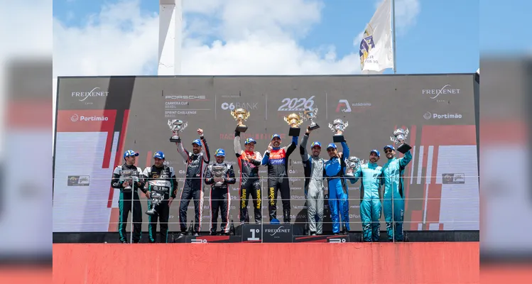 Piloto ponta-grossense estreia com vitória na Porsche Cup Brasil