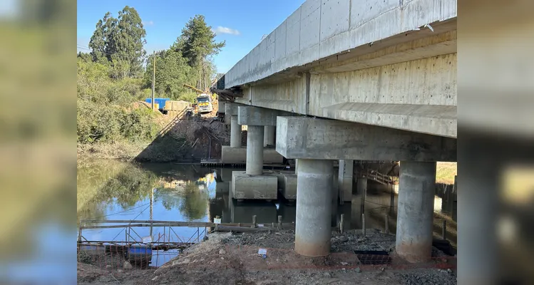 Ponte sobre o Rio Tibagi na PR-151.