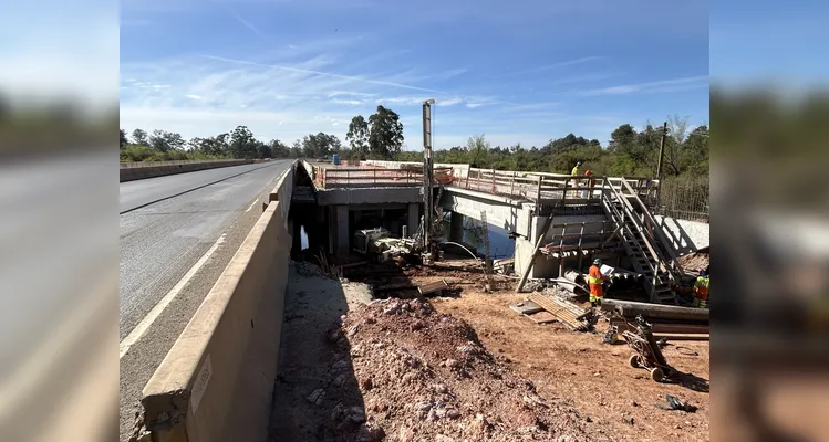 Ponte sobre o Rio Tibagi na PR-151.