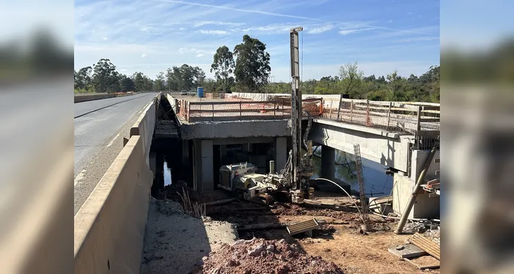 Ponte sobre o Rio Tibagi na PR-151.