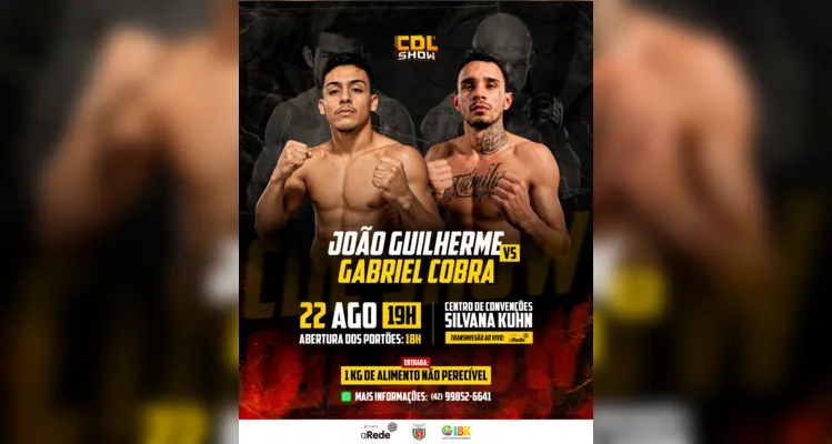 Com José Aldo, John Lineker e Rodrigo Elesbão, CDL Show agita Ponta Grossa