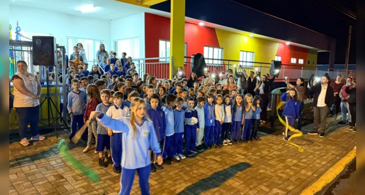 Comunidade esteve na cerimônia
