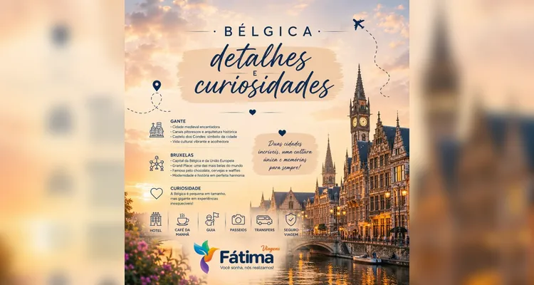 Fátima Viagens é referência em PG e amplia opções de viagens internacionais