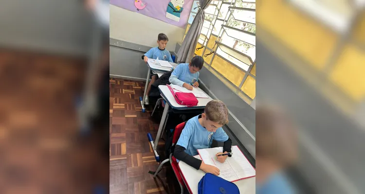 Os alunos também elaboraram gráficos e tabelas.
