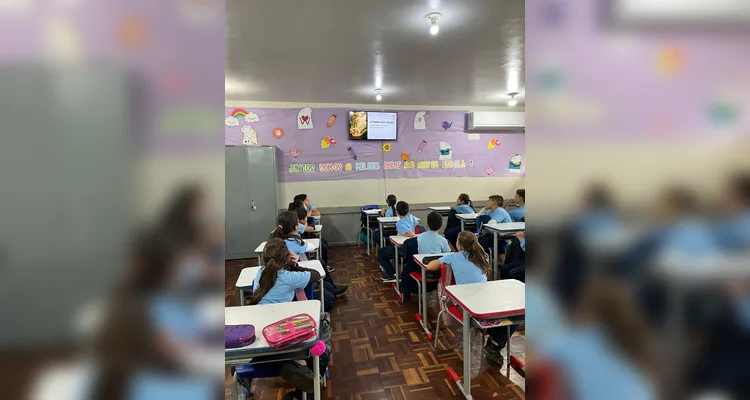 A videoaula foi o ponto de partida para as discussões e atividades em sala de aula.