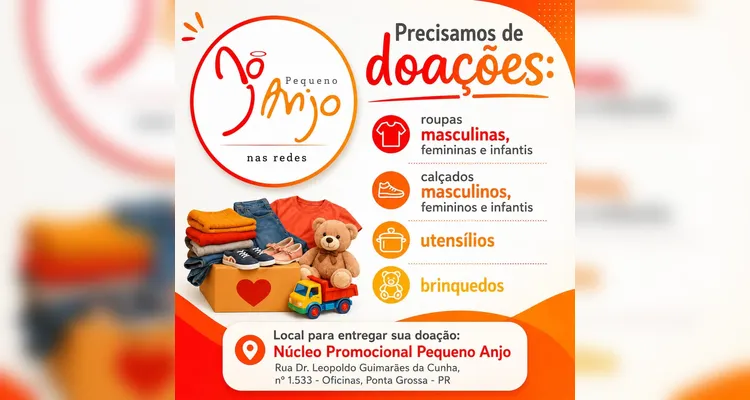 Bazar solidário do Pequeno Anjo mobiliza comunidade para ajudar crianças acolhidas