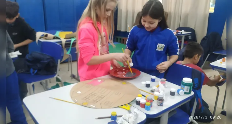 Confira a série de registros do amplo trabalho realizado em sala de aula.