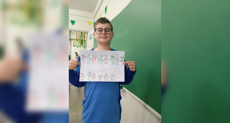 Confira os registros do trabalho em sala de aula.