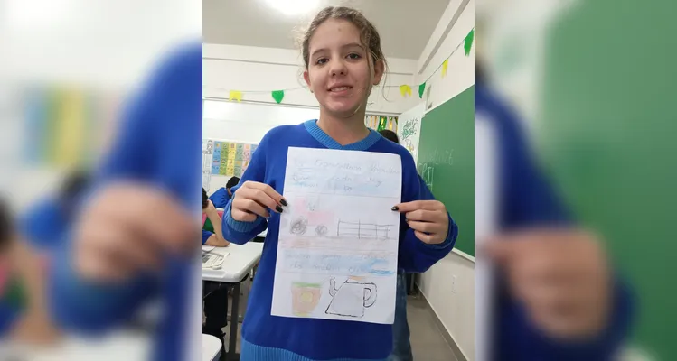 Confira os registros do trabalho em sala de aula.