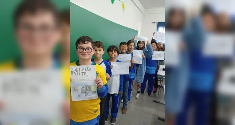 Confira os registros do trabalho em sala de aula.