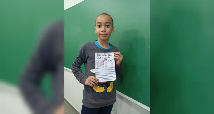 Confira os registros do trabalho em sala de aula.